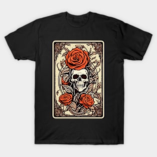 Rose Tarot Card Reader Astrology Occult T-Shirt